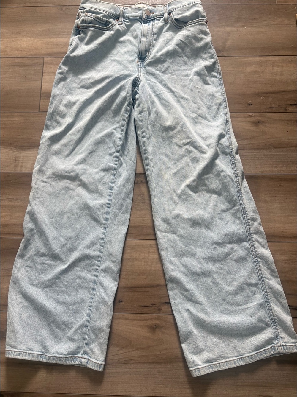 SO High Rise Baggy Wide Leg Jeans